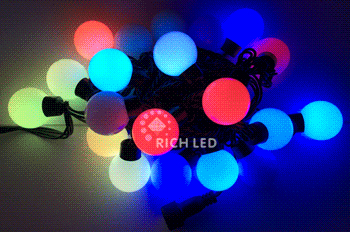 Светодиодная гирлянда Rich LED Шарики RGB