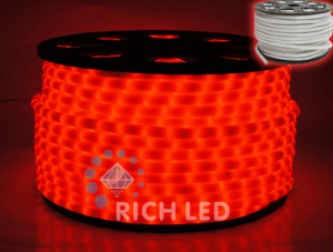 Светодиодный дюралайт Rich LED 2-х проводной, молочный